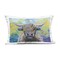 Stupell Industries Highland Cow with Vibrant Hair Outdoor Printed Pillow, design by Jadei Graphics, 14 x 7 x 20